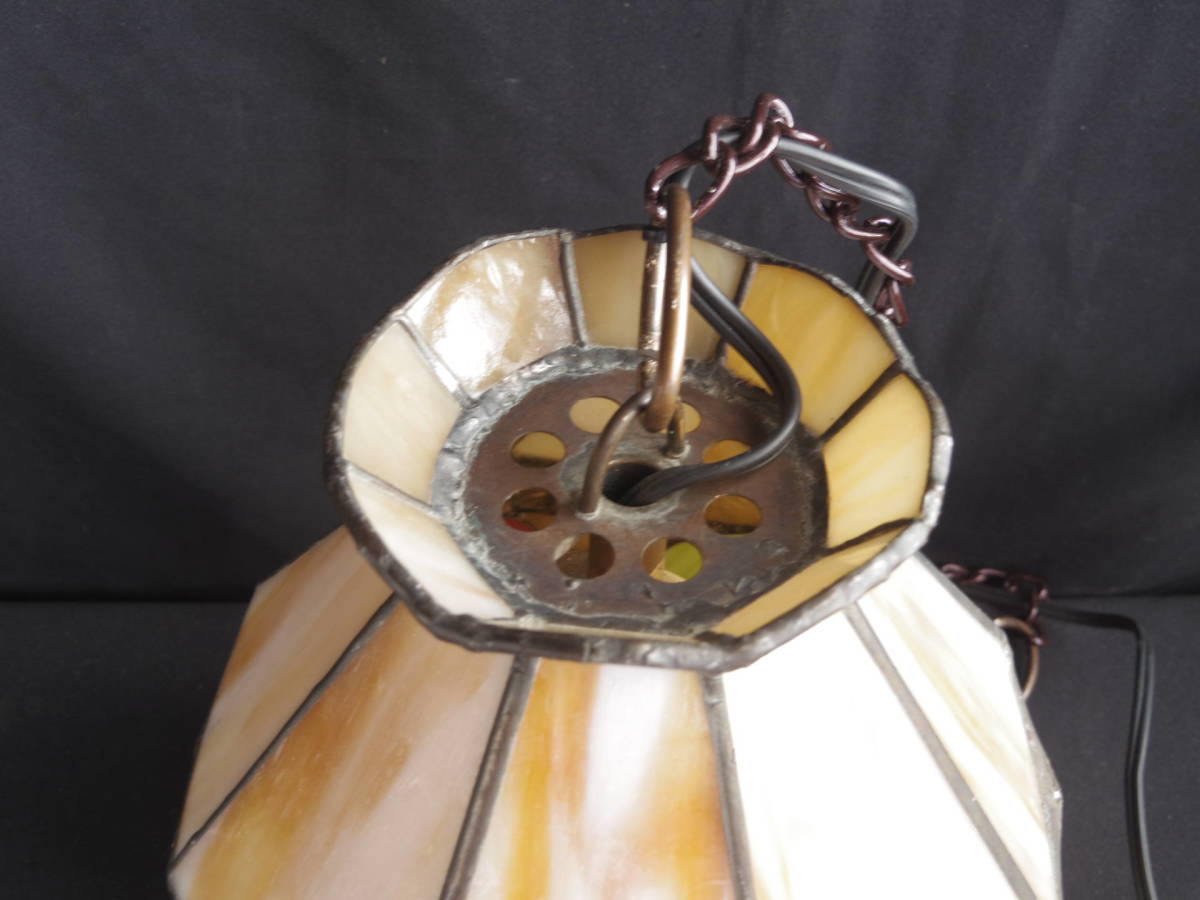 ステンドグラス・ペンダントライト 中古品_8
