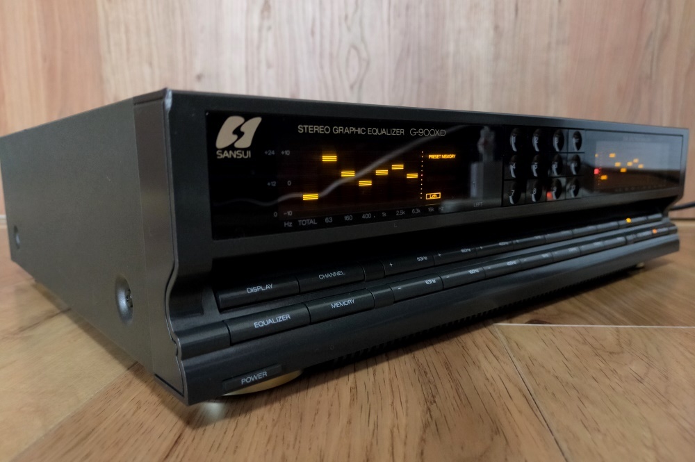 SANSUI G-900XV 7バンド ステレオ グラフィック イコライザー SANSUIG