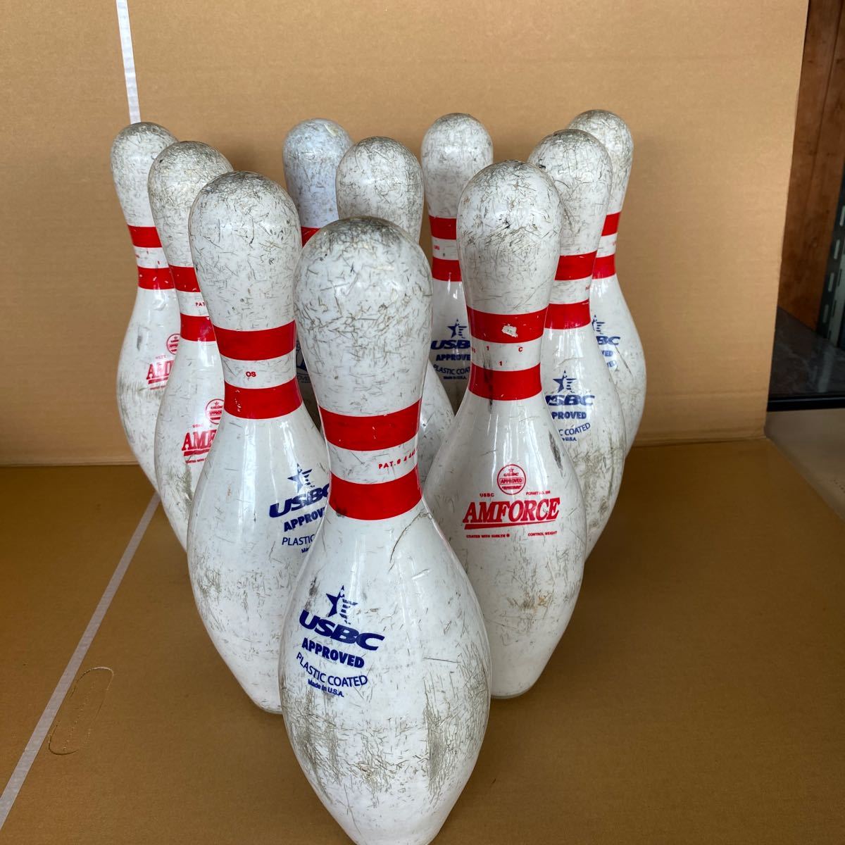 正規品，送料無料 ボーリングピン 10本セット used③ Made in USA イベント パーティー 祭り 運動会(スポーツ、レジャー)｜売買されたオークション情報、yahooの商品情報をアーカイブ公開 - オークファン その他