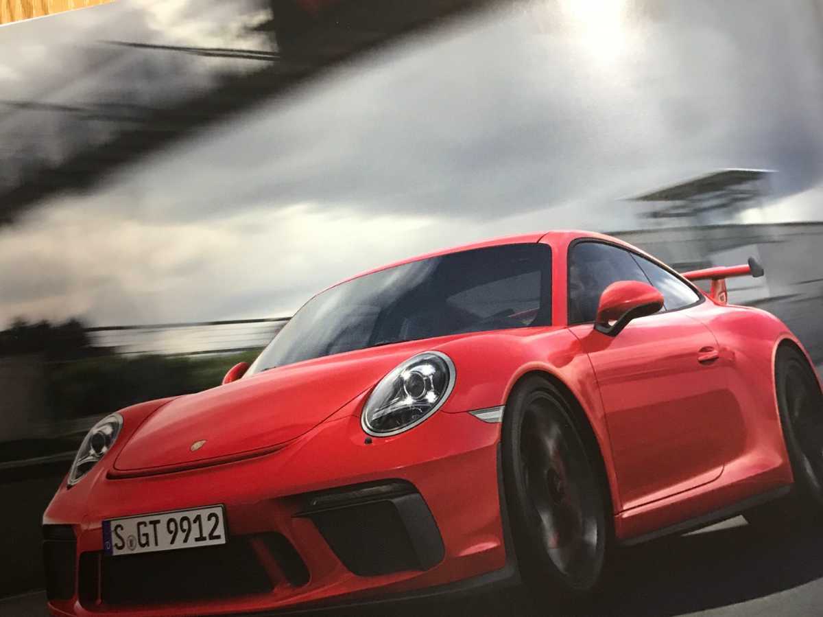 カタログ】PORSCHE 911 GT3 991型後期 日本語版厚口カタログ ハード