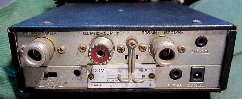 ICOM 広帯域受信機 IC- R100 受信範囲0.5～1800MHzのAM/NFM/WFM