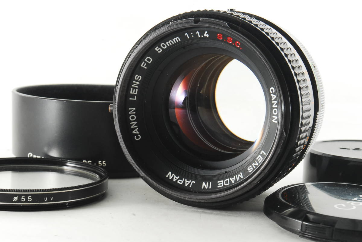 ☆ほぼ新品級☆CANON キヤノン FD 50mm F1.4 s.s.c 家電、AV、カメラ