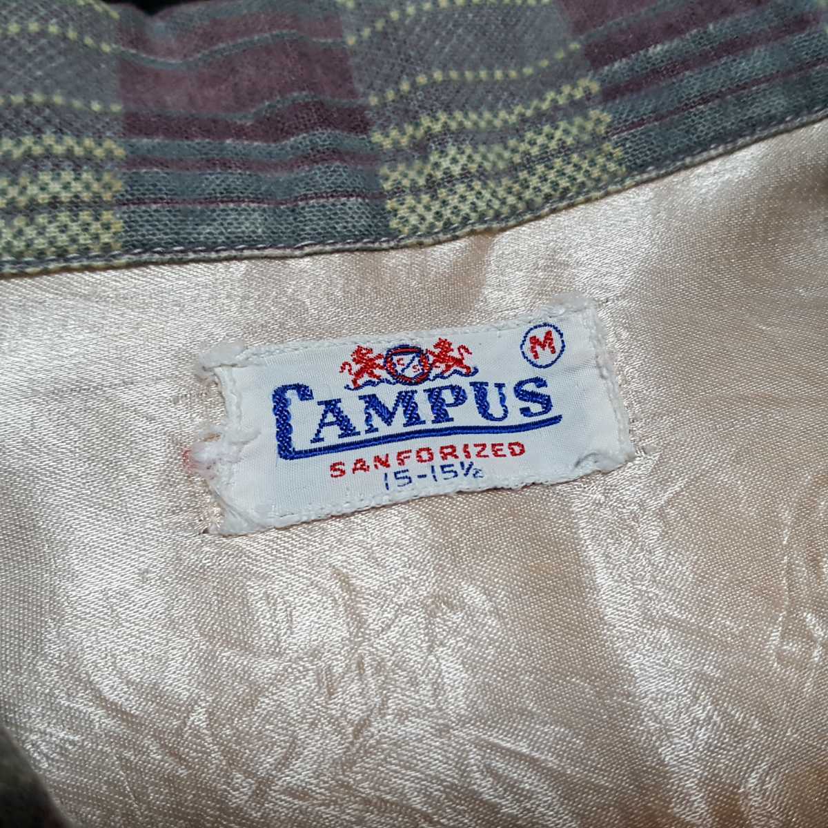 50s プリントネルシャツ CAMPUS オープンカラー プリネル - 2026年最新 