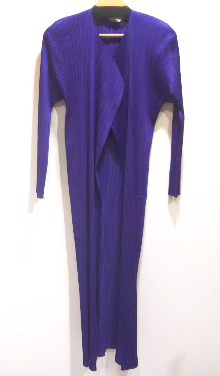 お買い得，新品 PLEATS PLEASE Long Cardigan プリーツプリーズ ロング カーディガン パープル 長袖 店舗受取可(Mサイズ)｜売買されたオークション情報、yahooの商品情報をアーカイブ公開 - オークファン Mサイズ