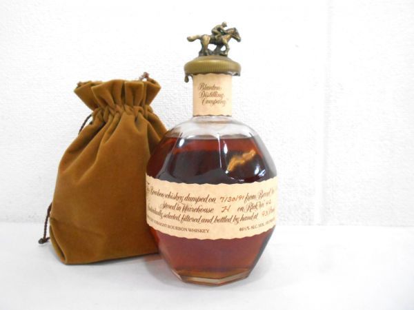 未開栓 巾着付き ブラントン シングルバレル 750ml 古酒 ブラントン シングルバレル Blanton's 古酒 袋 箱付き 未開栓Blanton 1