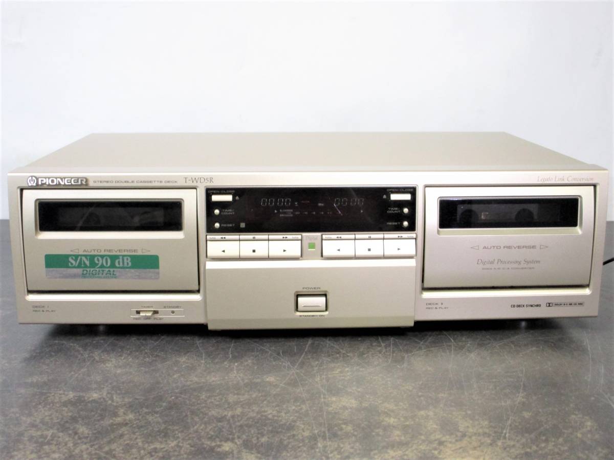 T-WD5R パイオニア Pioneer PIONEER ダブルカセットデッキ - 分解