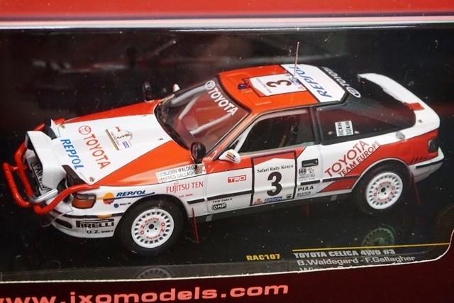 IXO イクソ 1/43 TOYOTA トヨタ セリカ 4WD サファリラリー 優勝 1990