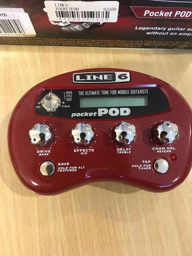POD POCKET アンプシミュレーター | LINE Line6 (ライン6) 0 アンプ