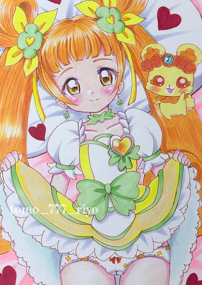 同人手描きイラスト ドキドキ プリキュア キュアロゼッタ ランス ケント紙 手描きイラスト 売買されたオークション情報 Yahooの商品情報をアーカイブ公開 オークファン Aucfan Com