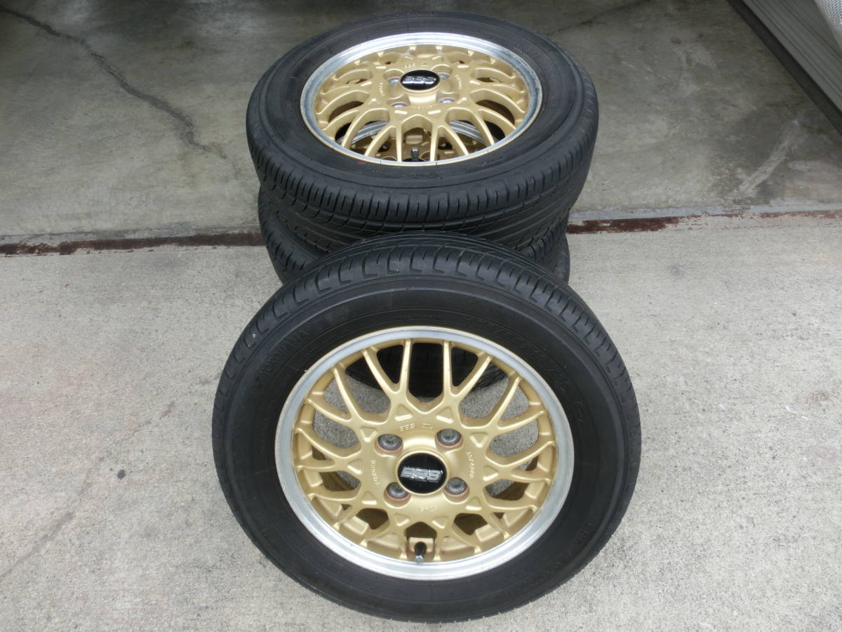 BBS ヴィヴィオ純正OP 13×4J 155⁄65⁄R13 バリ山 プレオ等