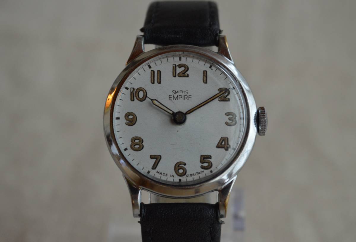 最終値下げ 英国製 1960s SMITHS EMPIRE 手巻き　動作品 SMITHS EMPIRE スミス ビンテージ 腕時計 英国 イギリス ヴィンテージ