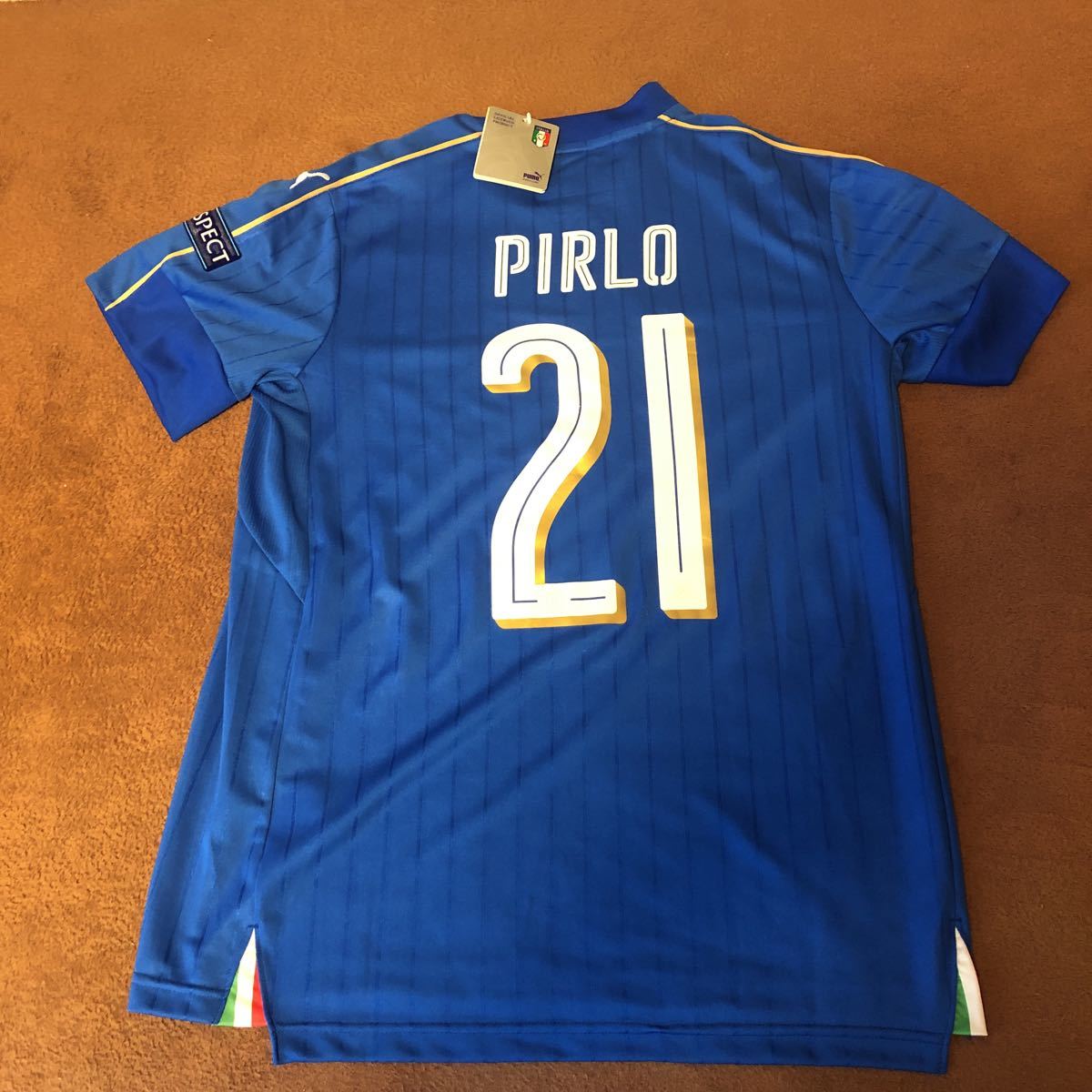 最安値，新作登場 ピルロ イタリア代表ユニフォームEuro2016大会モデル タグ付き PUMA(イタリア)｜売買されたオークション情報、yahooの商品情報をアーカイブ公開 - オークファン ユニフォーム