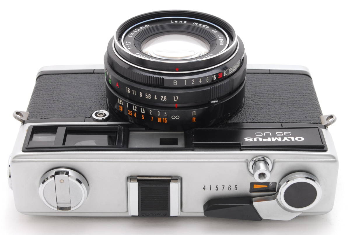 0 UC 42mm OLYMPUS ⁄ SP f1.7Olympus Olympus-35 オリンパス Camera