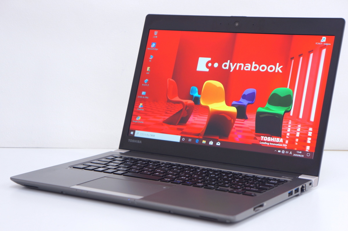即配】SSD256G+メモリ8GB搭+13.3型FHD液晶搭載モバイル！dynabook R63