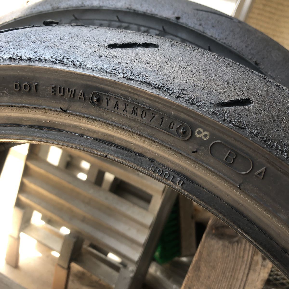DUNLOP α13SP 110/70R 17 140/70R17（リア新品） 【公式通販】