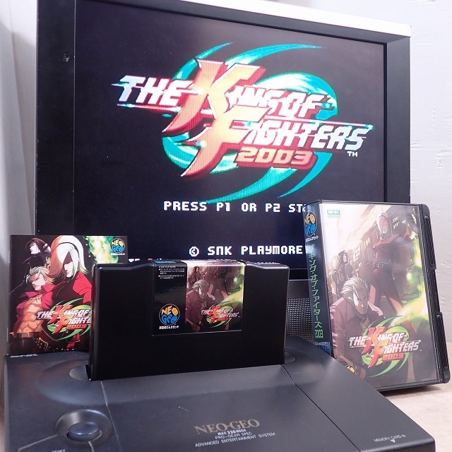 新作登場，大得価 NG ネオジオROM ザ キング オブ ファイターズ2003 KOF エスエヌケイプレイモア SNK PLAYMORE NEOGEO 箱説付 1円 10(ネオジオ)｜売買されたオークション情報、yahooの商品情報をアーカイブ公開 - オークフ ネオジオ