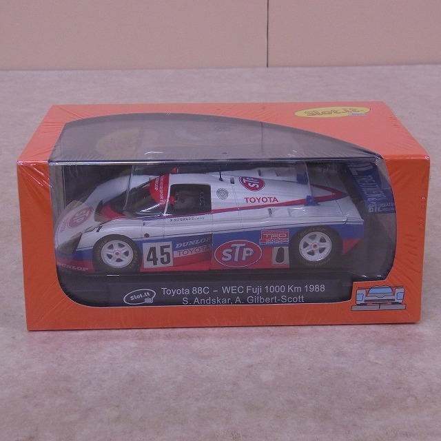 スロットイットToyota トヨタ88C WEC富士1000km スロットカー 未開封 スロットイット 1/32 トヨタ 88C WEC 富士1000Kmレース 1988