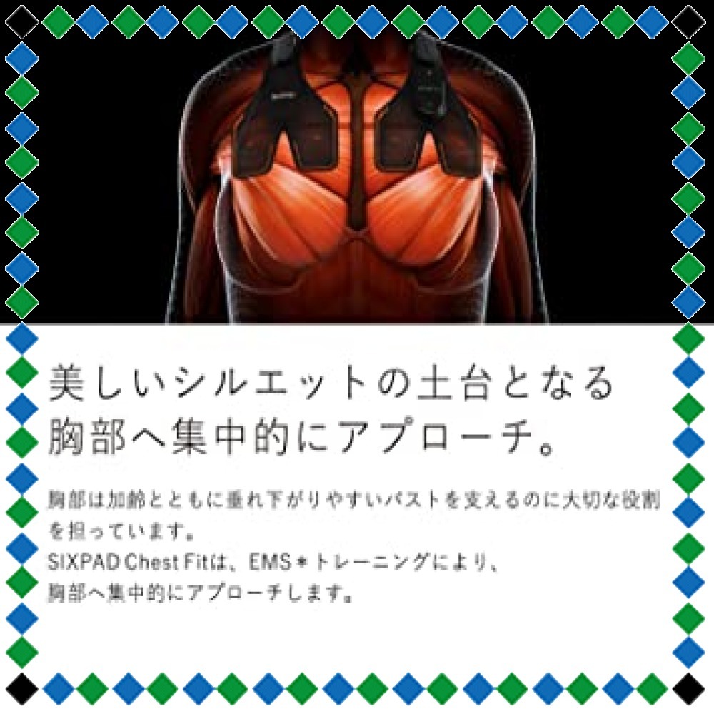 シックスパッド SIXPAD MTG sixpad : チェストフィット(Chest Fit fit(の通販 chest チェストフィット チェストフィットの通販 - 新品ジェルシート付きシックスパッド チェストフィットの 大胸筋の通販 期待で胸は大きく膨らむね