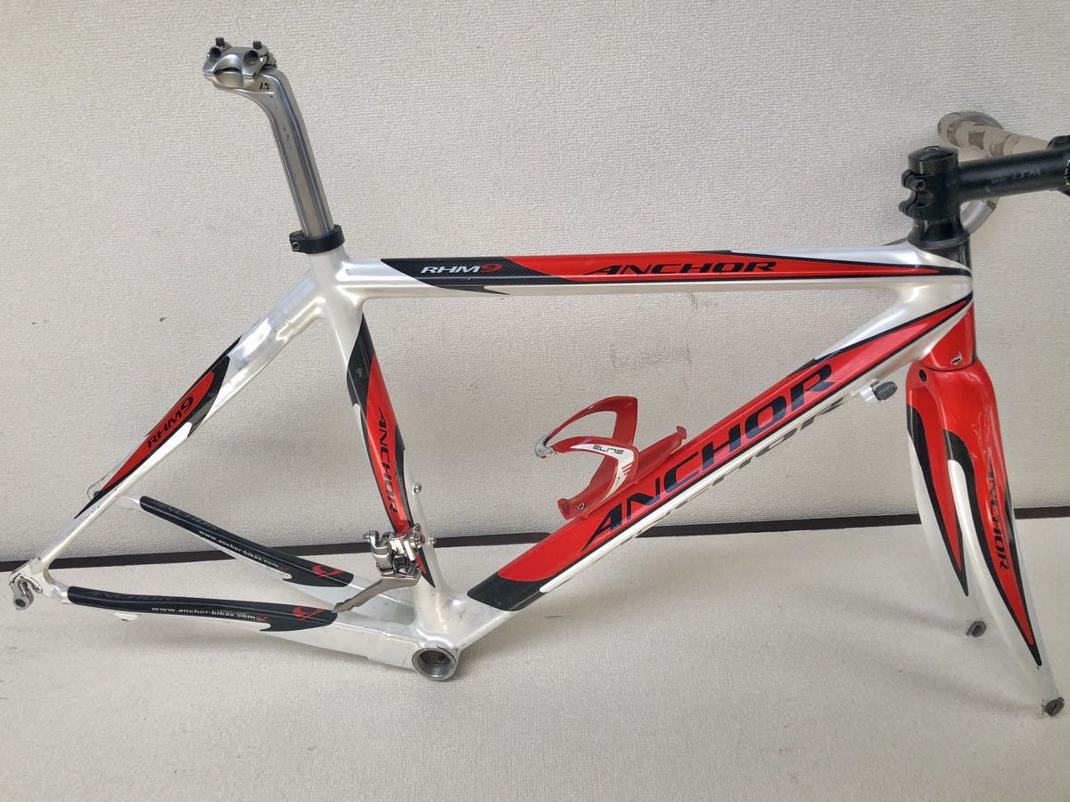 驚きの破格値，SALE ANCHOR アンカー RHM9 ブリジストン 465サイズロードバイクフレーム デュラエースやNITTO付属(ロードバイク)｜売買されたオークション情報、yahooの商品情報をアーカイブ公開 - オークファン ロードバイク