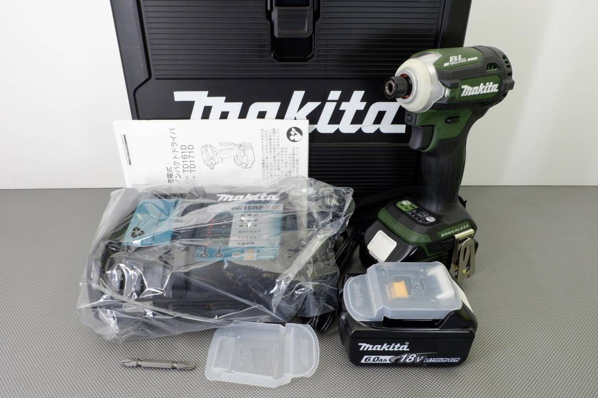 TD171DRGX マキタ 充電式インパクトドライバ TD173DRGX（青 18V-6.0Ah 
