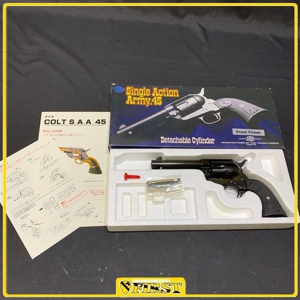  5392 タナカ SAAシビリアンD.Cスチールフィニッシュ ガスリボルバー(ガスガン)｜売買されたオークション情報、yahooの商品情報をアーカイブ公開 - オークファン ガスガン