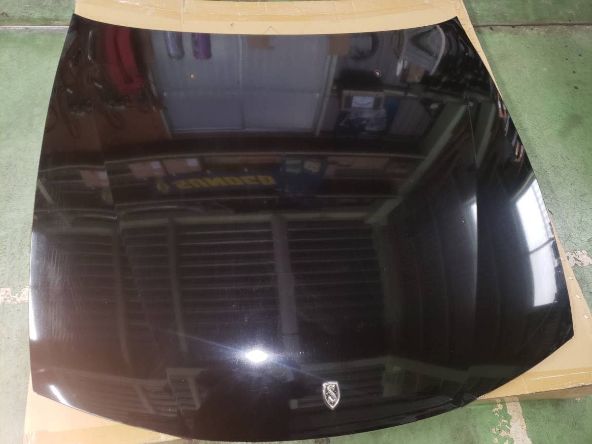 【福岡】シルビア s14 後期 ボンネット 純正 シルビア S14 後期 純正 ボンネット黒 自動車、オートバイ 外装