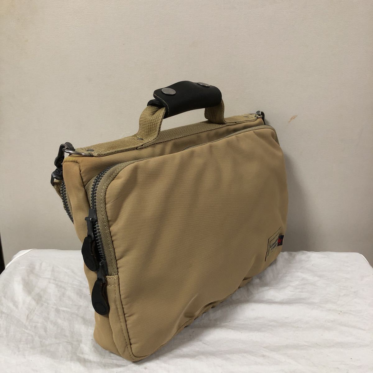 希少 ポーター ラゲッジレーベル ショルダーバッグ 山口タグ ベージュ 
