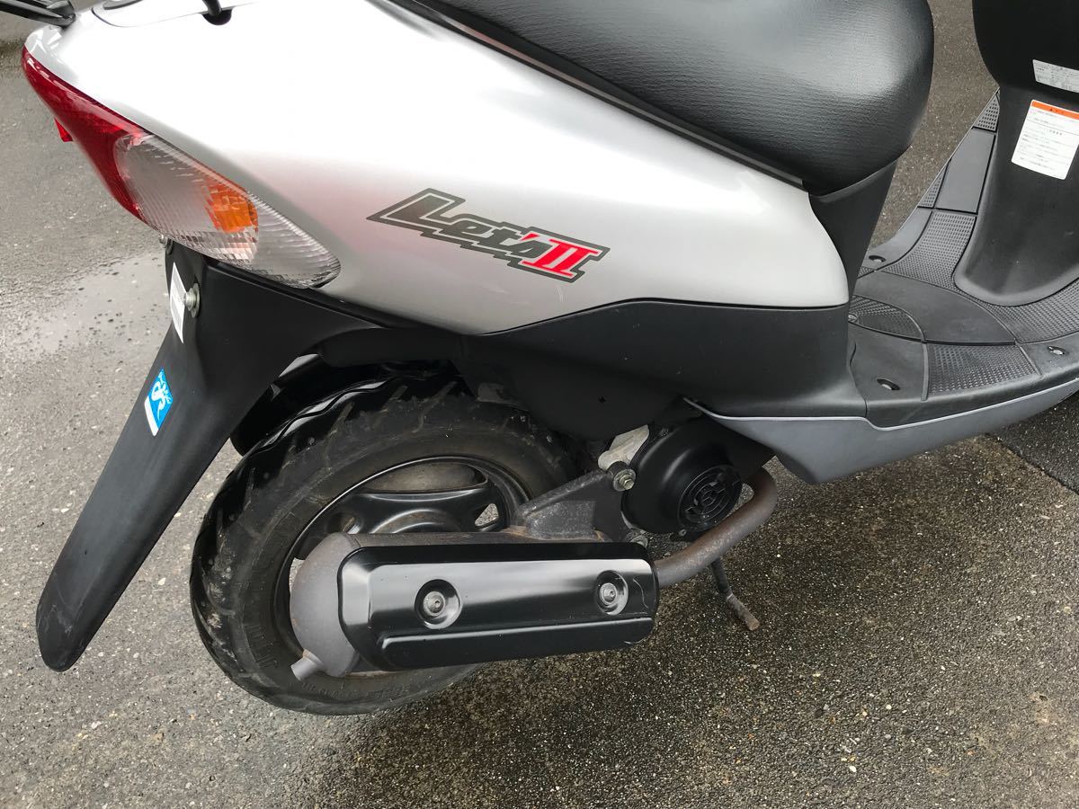 SUZUKI スズキ LETS2 レッツ2 シルバー CA1PA 50cc 実動車 滋賀県 