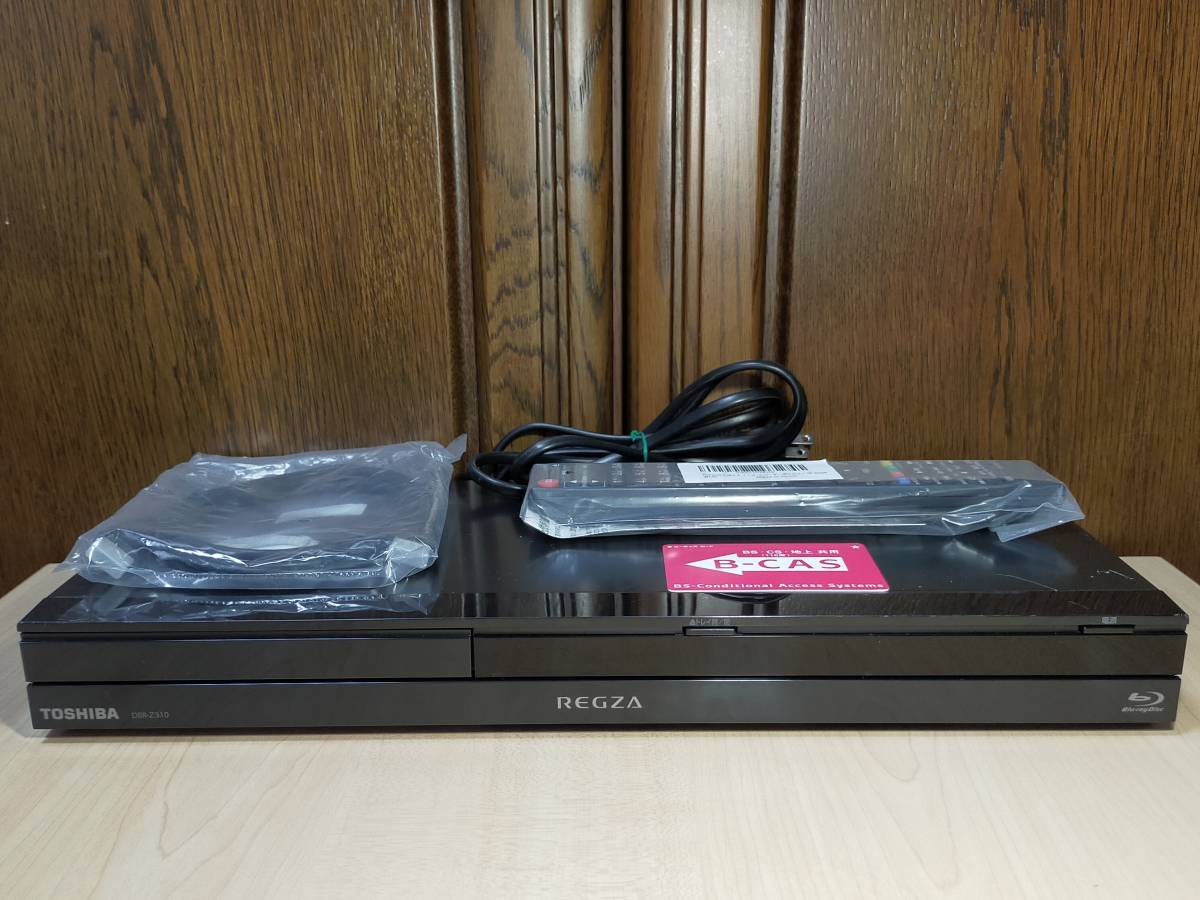 東芝 Toshiba DBR-Z310/2番組同時録画可/B-CAS，新品リモコン，HDMI