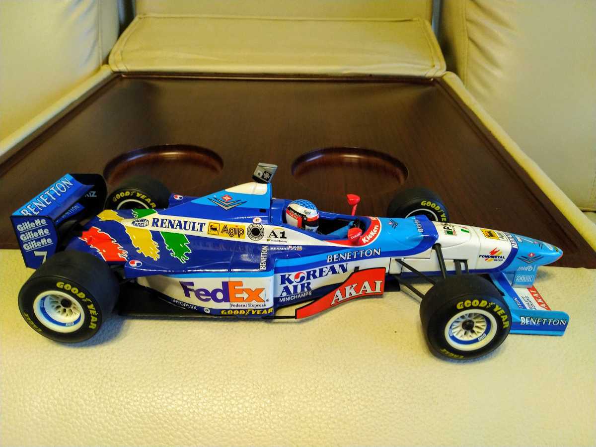 B197 ベネトン ミニチャンプス 1⁄43 ルノー 1⁄18 0 PMA F1 J.アレジ