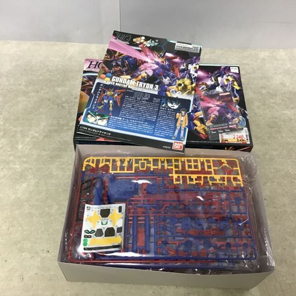 1円～ バンダイ HG 1/144 ガンダムトライオン3 ビルドストライクガンダム フルパッケージ 他 1&frasl;144 HGBF ガンダムトライオン3 ゼータ クリアカラー メルカリ
