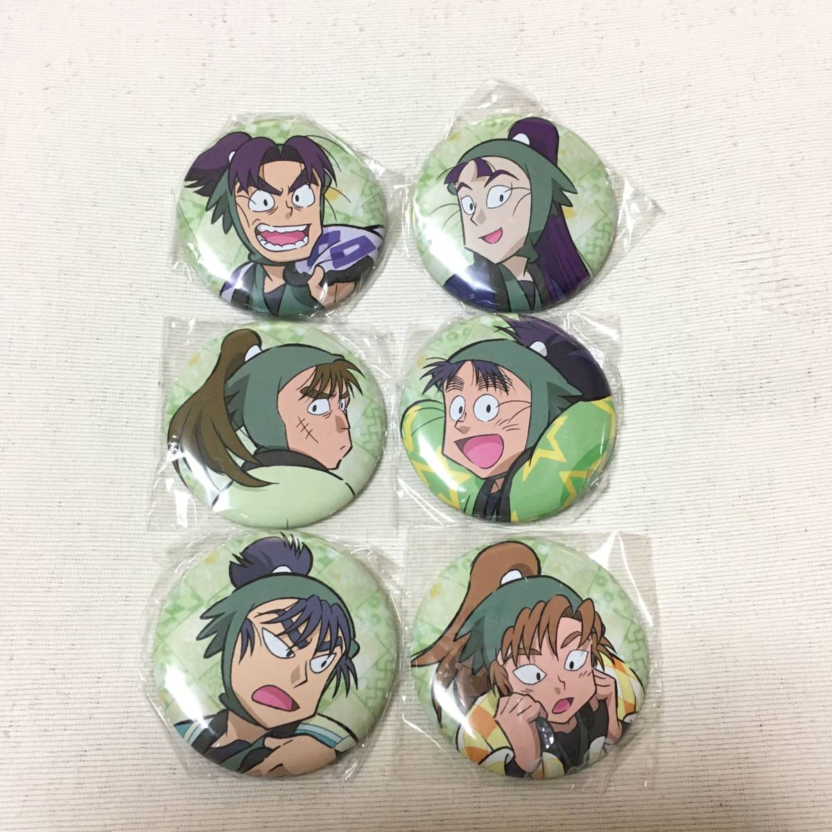 忍たま乱太郎 アニカプ 半纏 缶バッジ 六年生 セット 立花仙蔵 潮江  