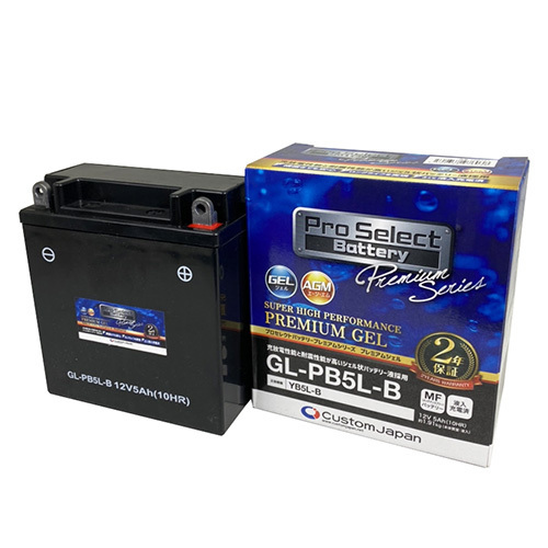 YB5L-B互換 GL-PB5L-B PSB 液入充電済 新世代GELバッテリー 2年保証