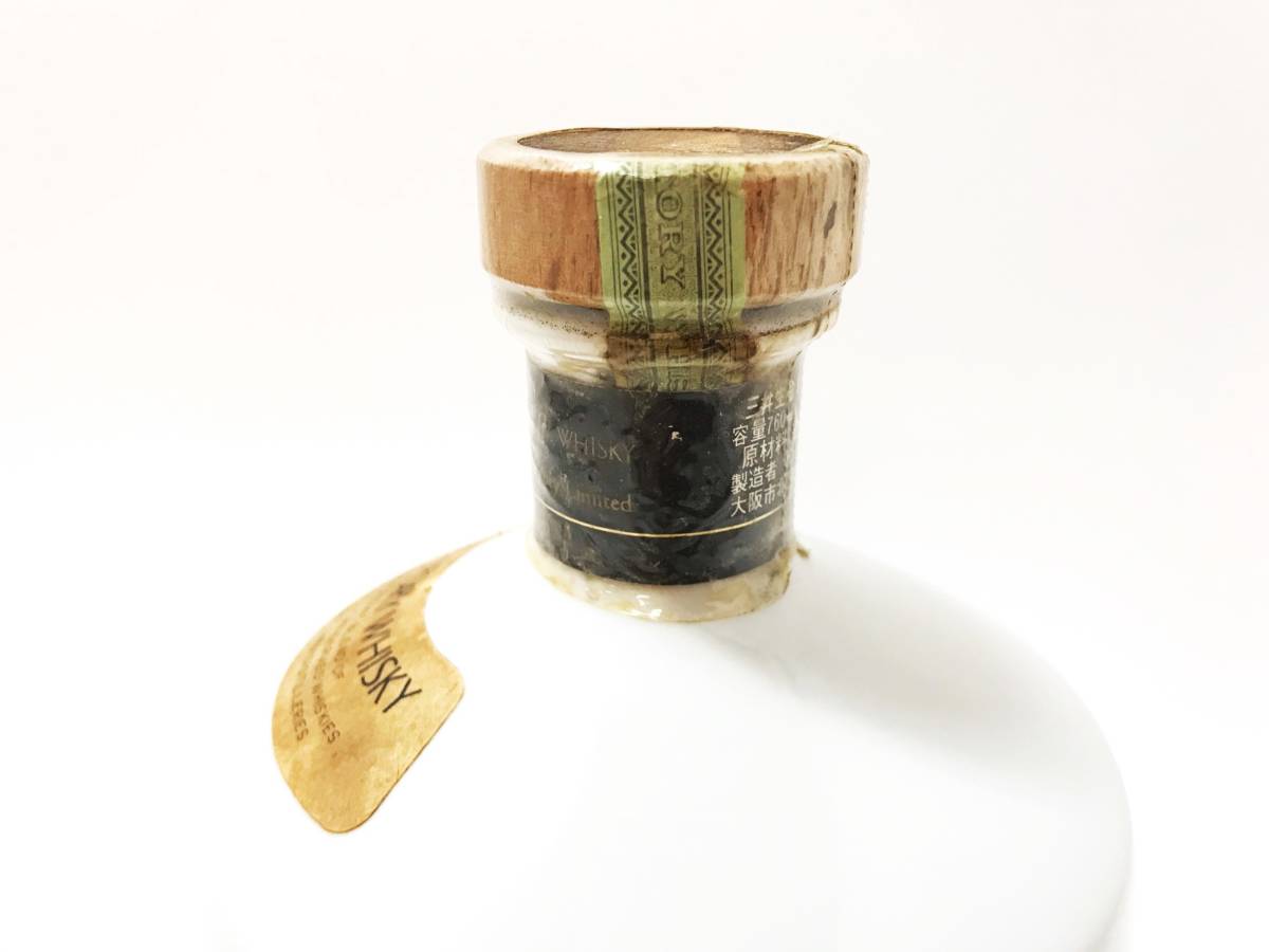 【未開栓】SUNTORY/サントリー スペシャル リザーブ 三井生命創立60周年記念ボトル SANYO TOKI 重量約1200g 760ml 43％ 陶器 ウイスキー kd サントリー SUNTORY リザーブ 船 760ml サントリーウイスキーリザーブ三井生命創立60周年記念ボトル箱