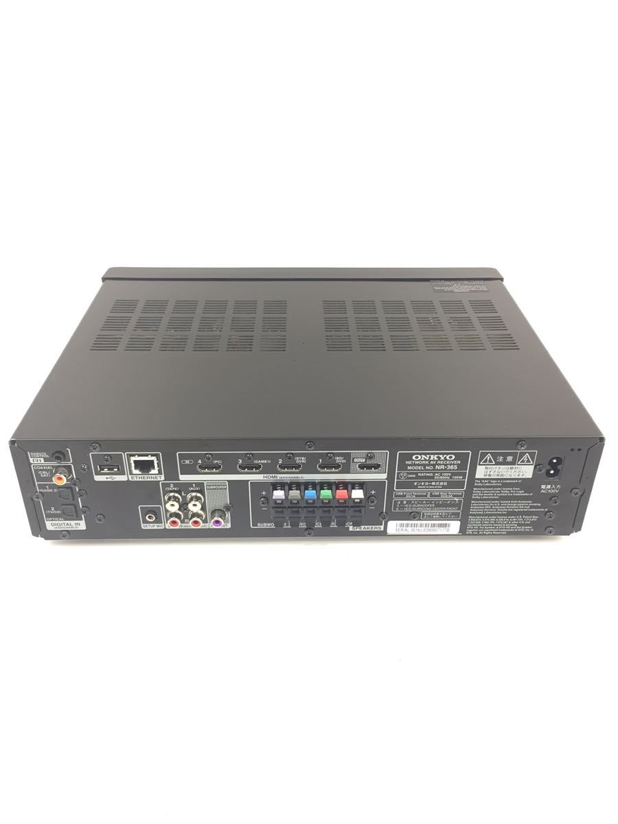 ONKYO : ネットワークAVレシーバー NR-365 オンキョー NR-365(B) 家電