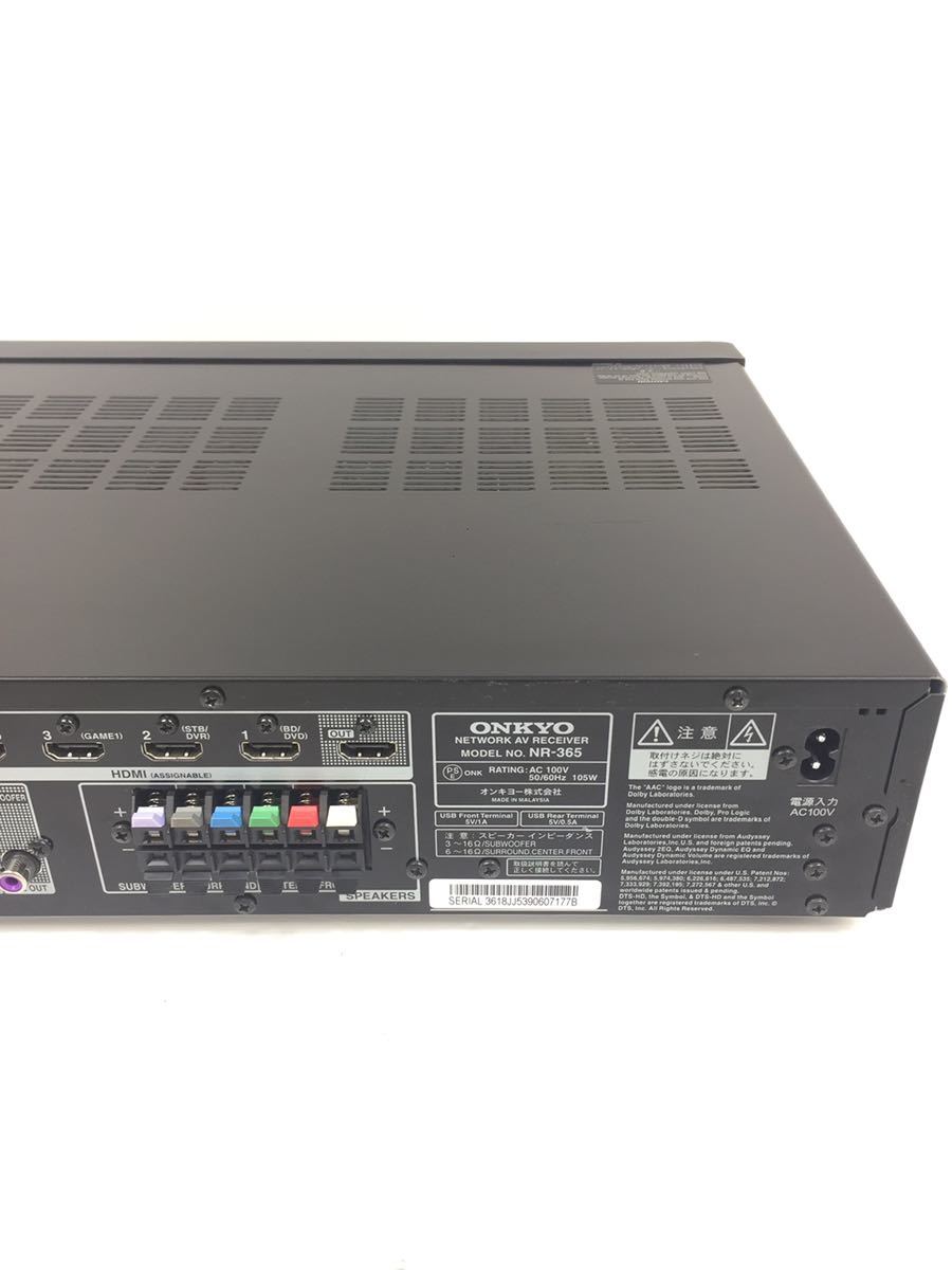 ONKYO : ネットワークAVレシーバー NR-365 オンキョー NR-365(B) 家電