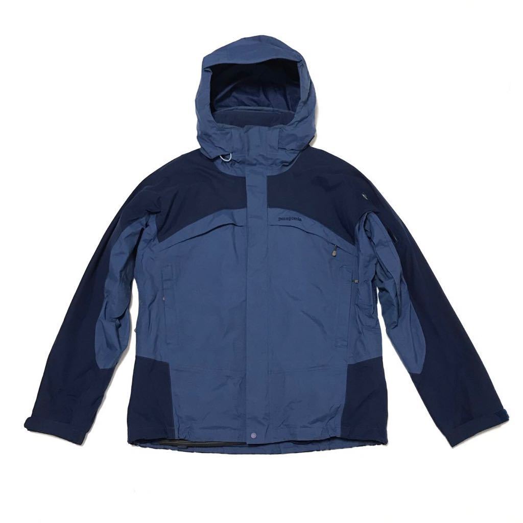 patagonia◇マウンテンパーカ/S/ゴアテックス/ブラック/スーパープルマ