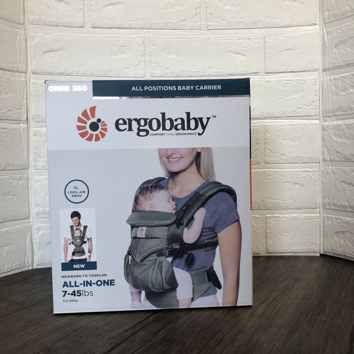 1円スタート エルゴベビーオムニ360 クールエア 色 カーキ だっこひも 売買されたオークション情報 Yahooの商品情報をアーカイブ公開 オークファン Aucfan Com