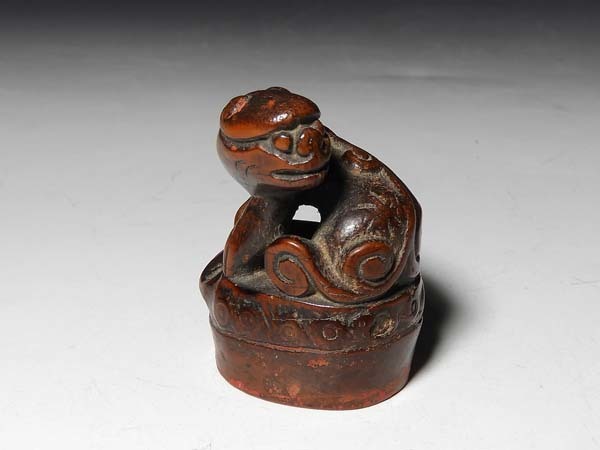 時代物 根付 獅子 唐獅子 細密彫刻 提げ物 Yahoo!オークション