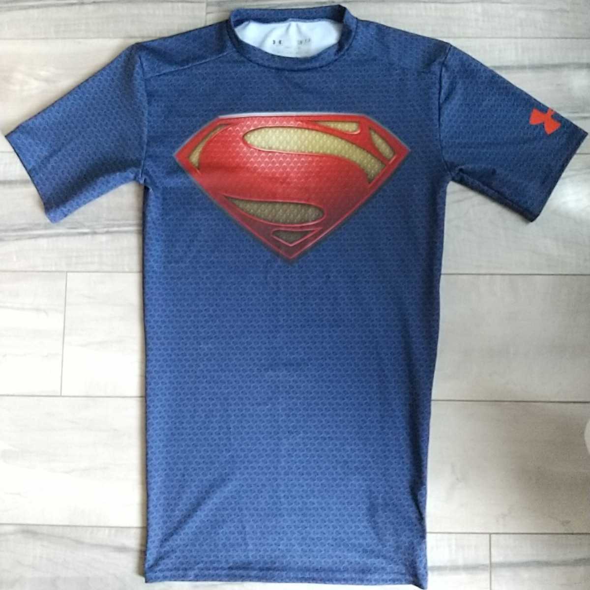  under armour スーパーマン濃紺柄 オルターエゴシリーズ コンプレッション heat gear アンダーアーマー サイズＳＭ(Sサイズ以下)｜売買されたオークション情報、yahooの商品情報をアーカイブ公開 - 半袖Tシャツ