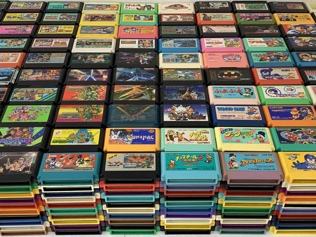 55.任天堂ファミコンFCソフト170本～まとめて大量セット⁄Famicon 1000 
