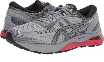  6000円定価17600円 正規品アシックス高機能素材GEL搭載ジョギングシューズ アシックス GEL-NIMBUS 21 ゲル ニンバス 21灰赤26㎝(26.0cm)｜売買されたオークション情報、yahooの商品情報をアーカイブ公 26.0cm