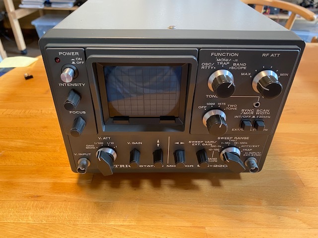TRIO トリオ ステーションモニター SM-220 動作品 TS-820他用