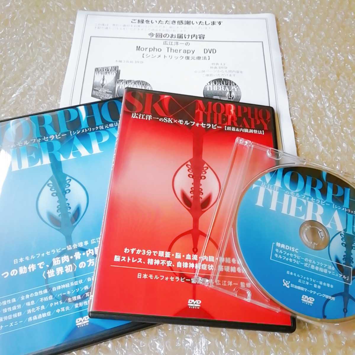 即決【広江洋一のモルフォセラピー シンメトリック復元療法】本編DVD+