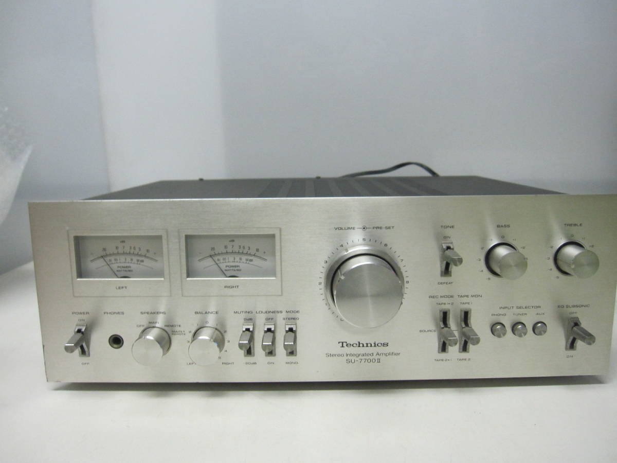テクニクス Technics プリメインアンプ SU-7700Ⅱ ☆ ジャンク品