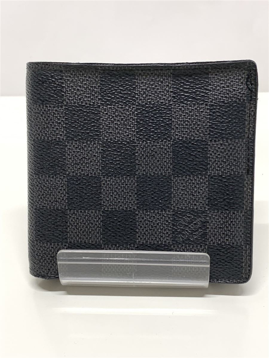 LOUIS VUITTON◇ポルトフォイユ・フロリン_ダミエグラフィット/PVC/BLK