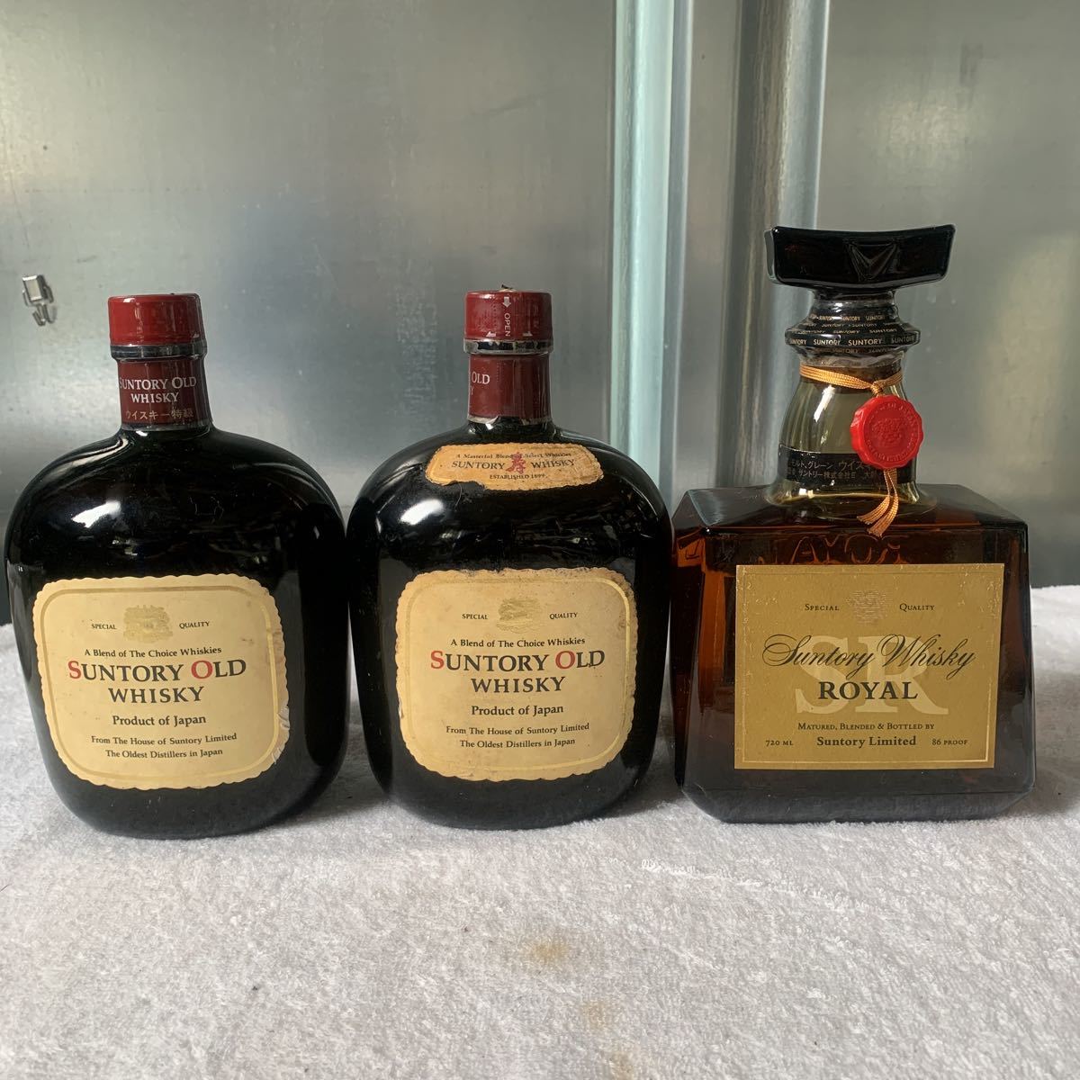 古酒 サントリー WHISKY 3本まとめて未開栓