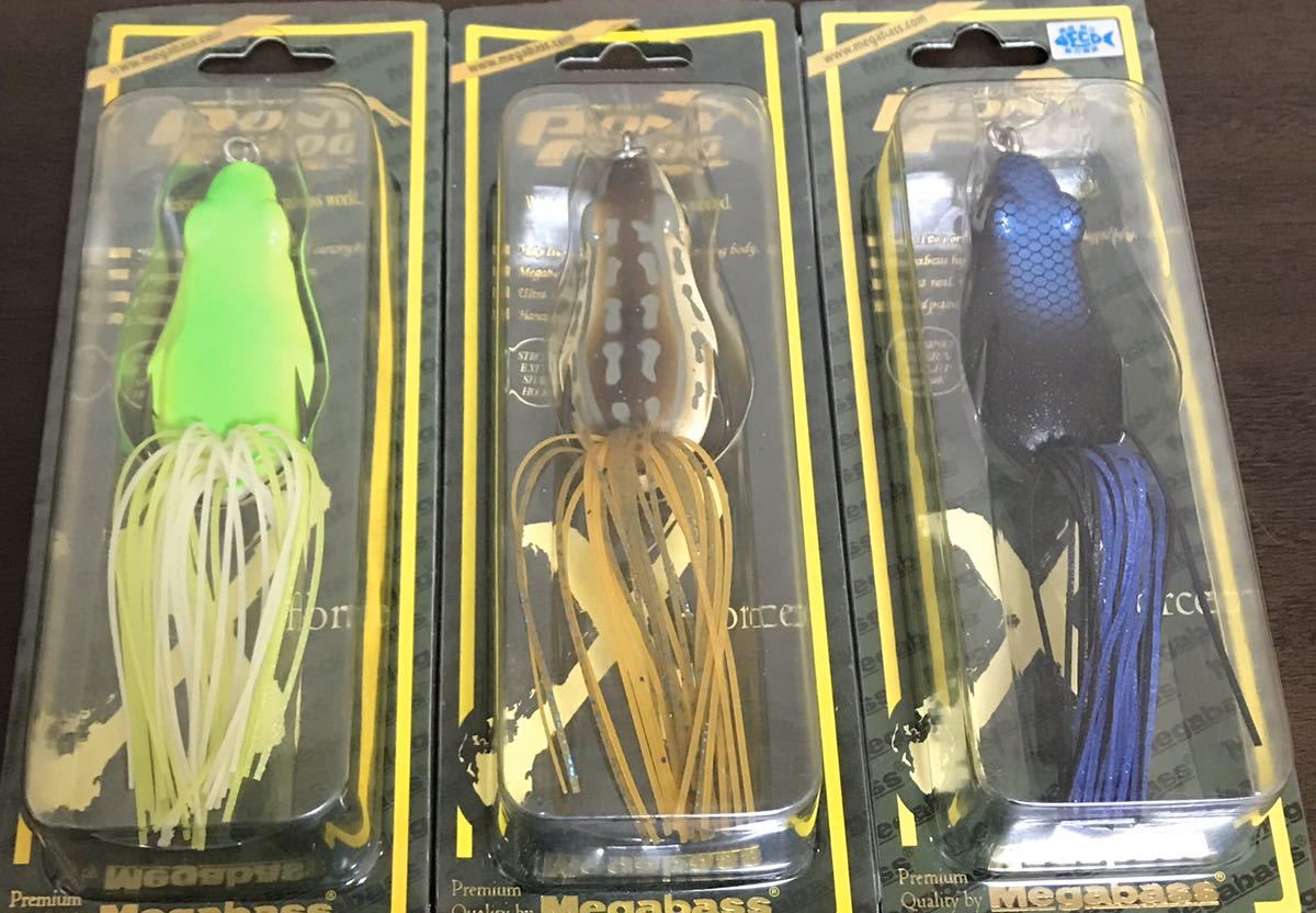 【新品，2026】 メガバス PONY FROG 3個セット 060(フロッグ)｜売買されたオークション情報、yahooの商品情報をアーカイブ公開 - オークファン フロッグ