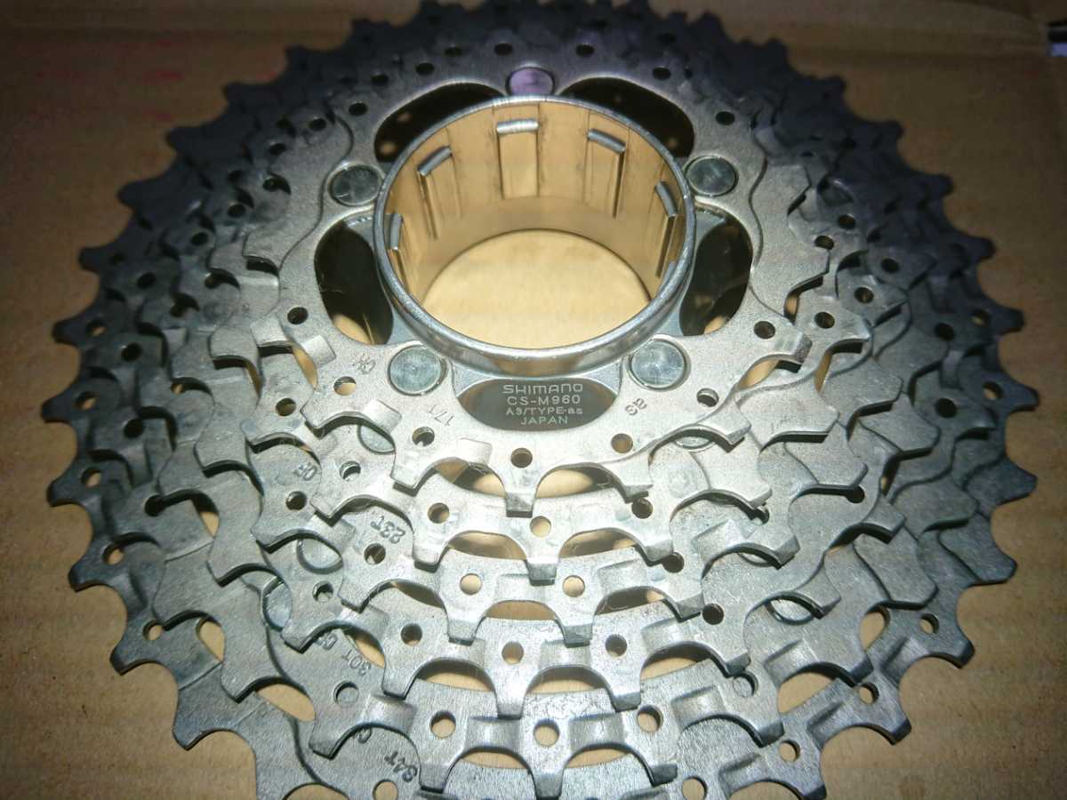 シマノ SHIMANO カセットスプロケット XTR 9速 CS-M960 11-34 美品