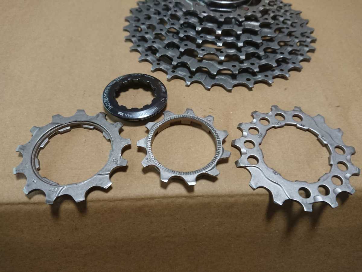 シマノ SHIMANO カセットスプロケット XTR 9速 CS-M960 11-34 美品